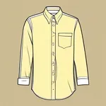 pale yellow dress shirt image